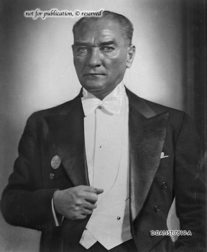 Portrait of Mustafa Kemal Atatürk