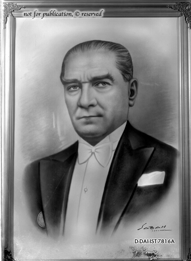 Portrait of Mustafa Kemal Atatürk